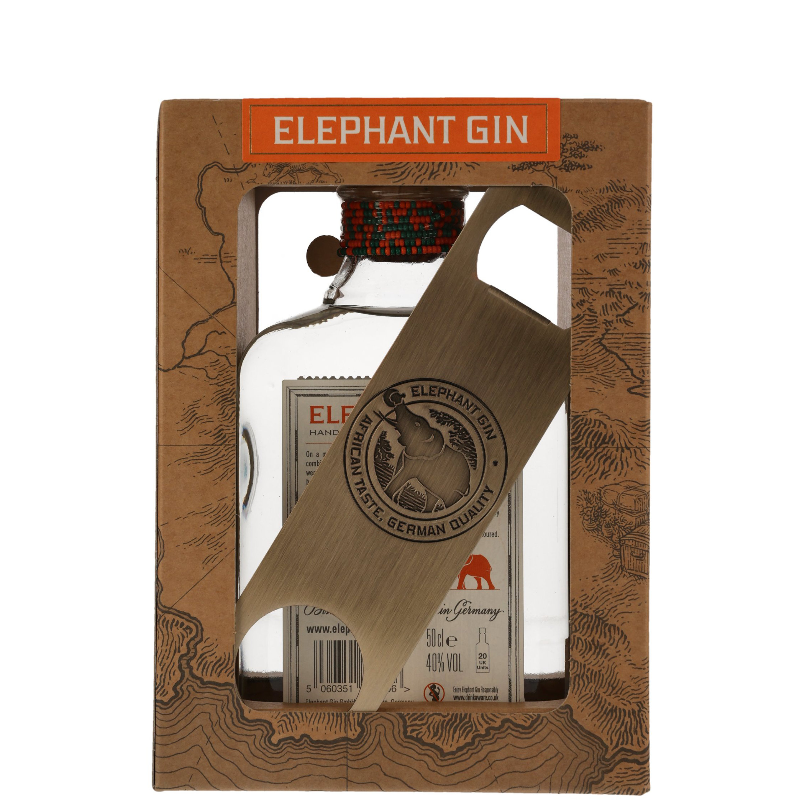 Elephant Gin Orange Cocoa mit Opener